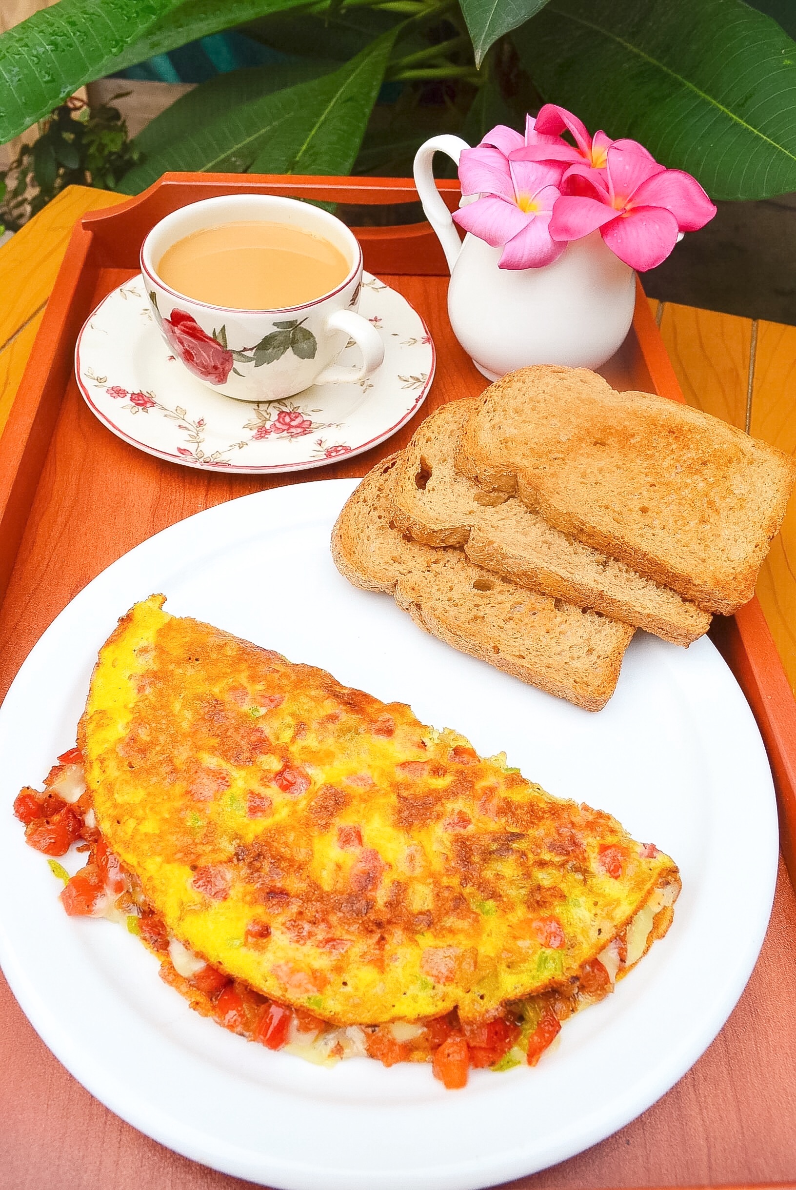 Spicy Sri Lankan Cheese Omelette - Alice In Eatland