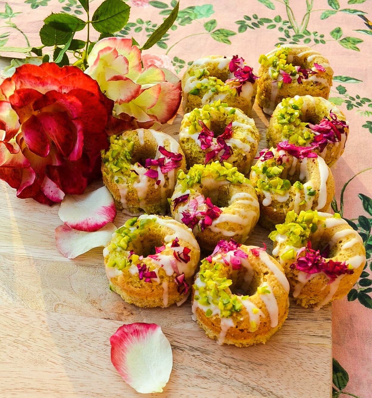 Persian Love Cake Doughnuts