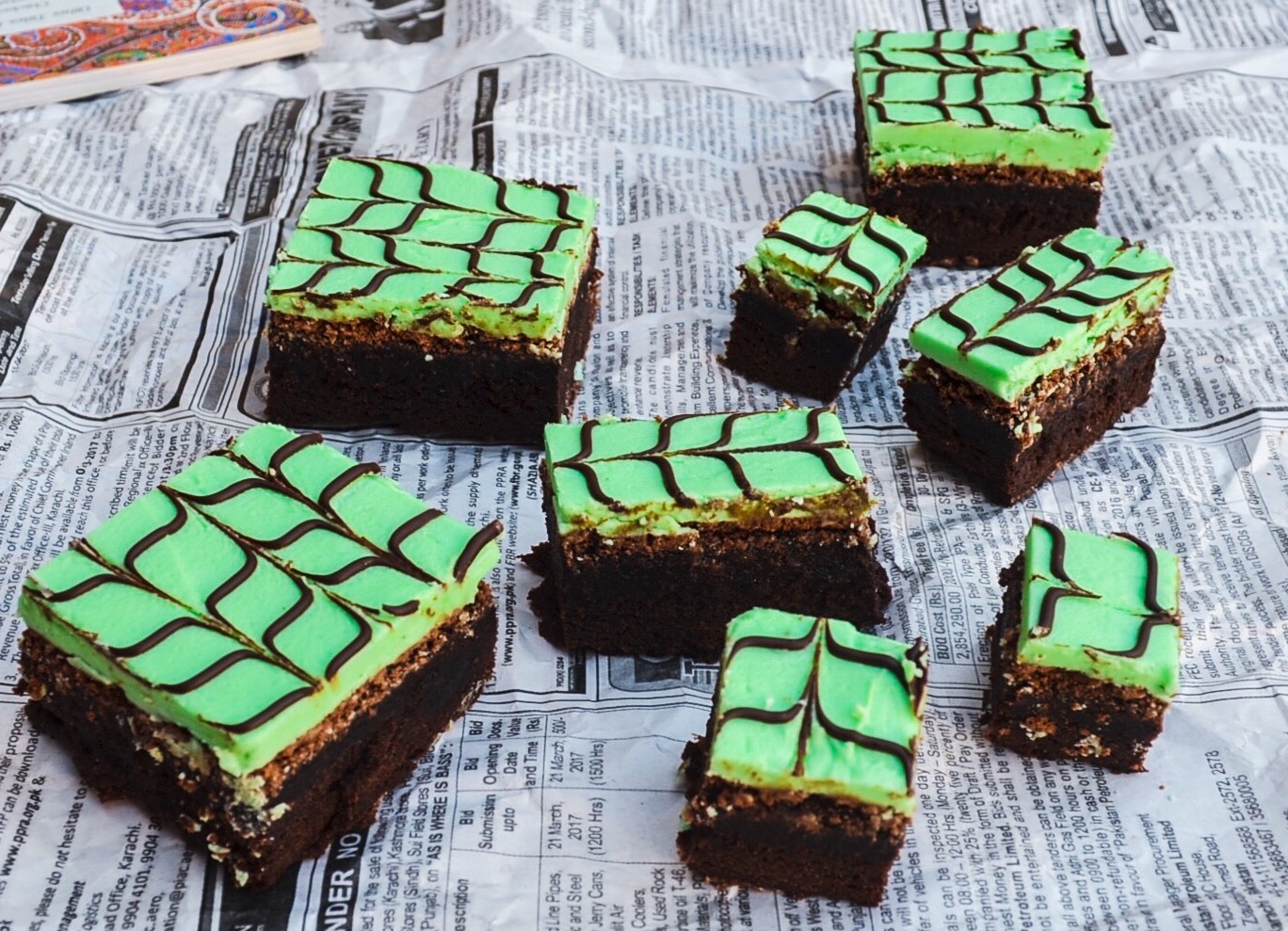 Katherine Hepburn's Mint Chocolate Brownies 