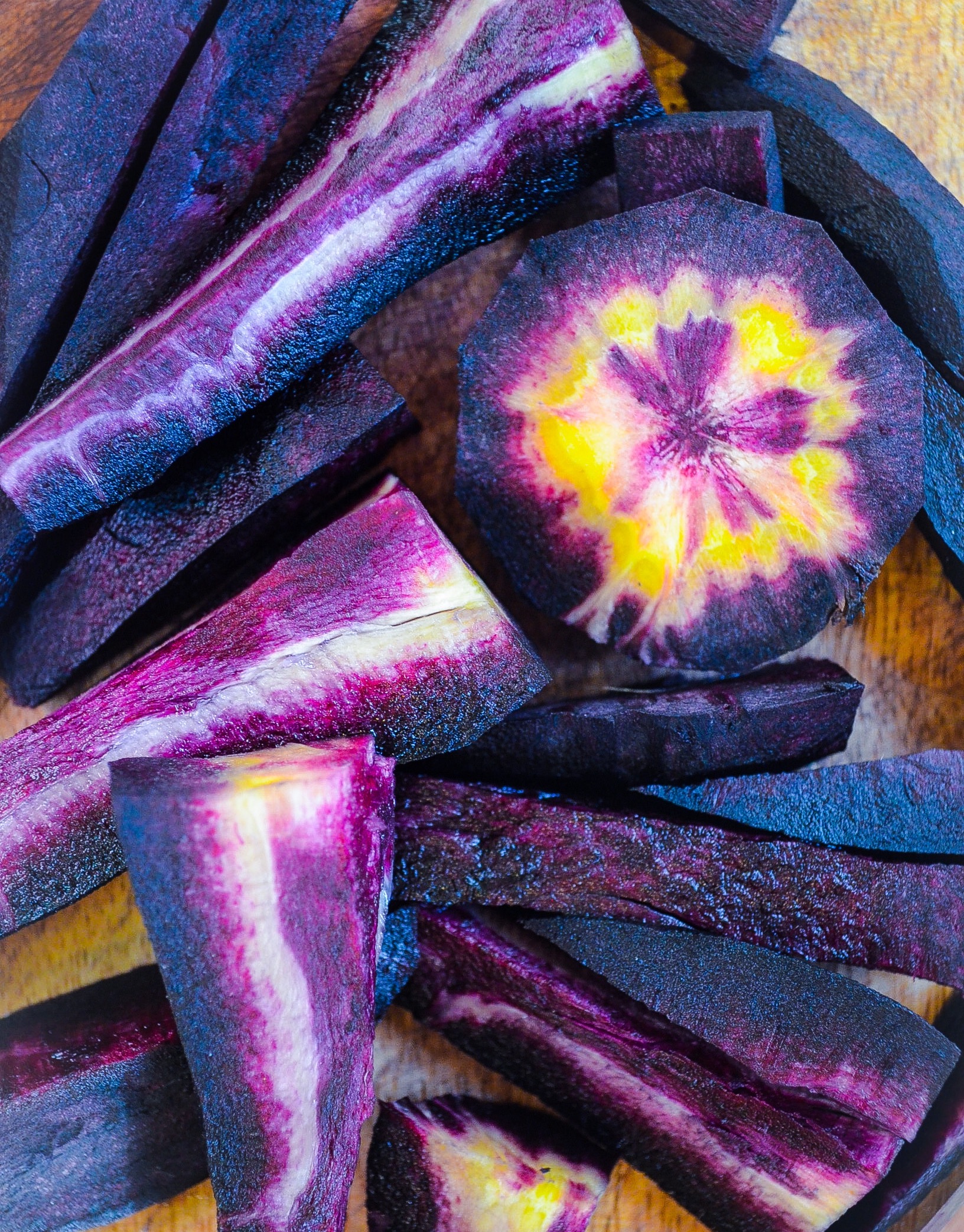 Spiced Purple Carrot & Coconut Soup 