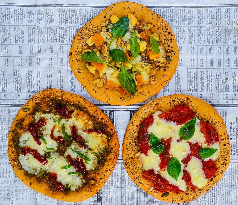 Quick Pita Pizzas 