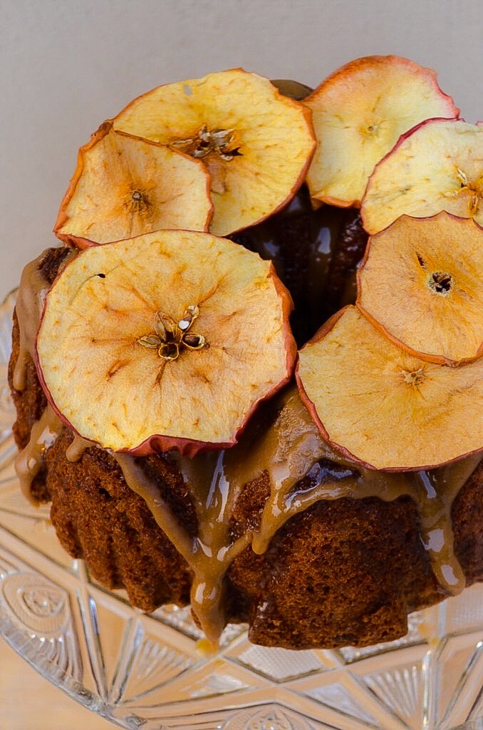 Autumn Apple Caramel Cake 