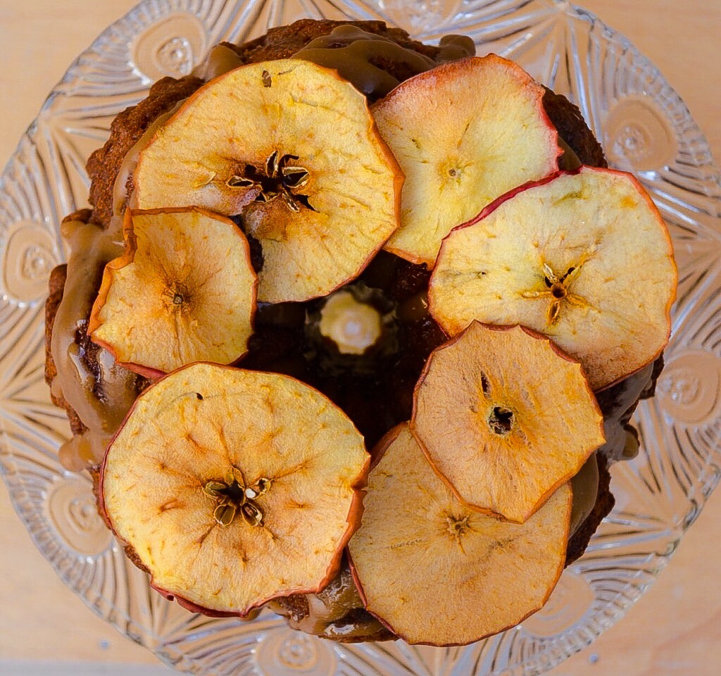 Autumn Apple Caramel Cake 