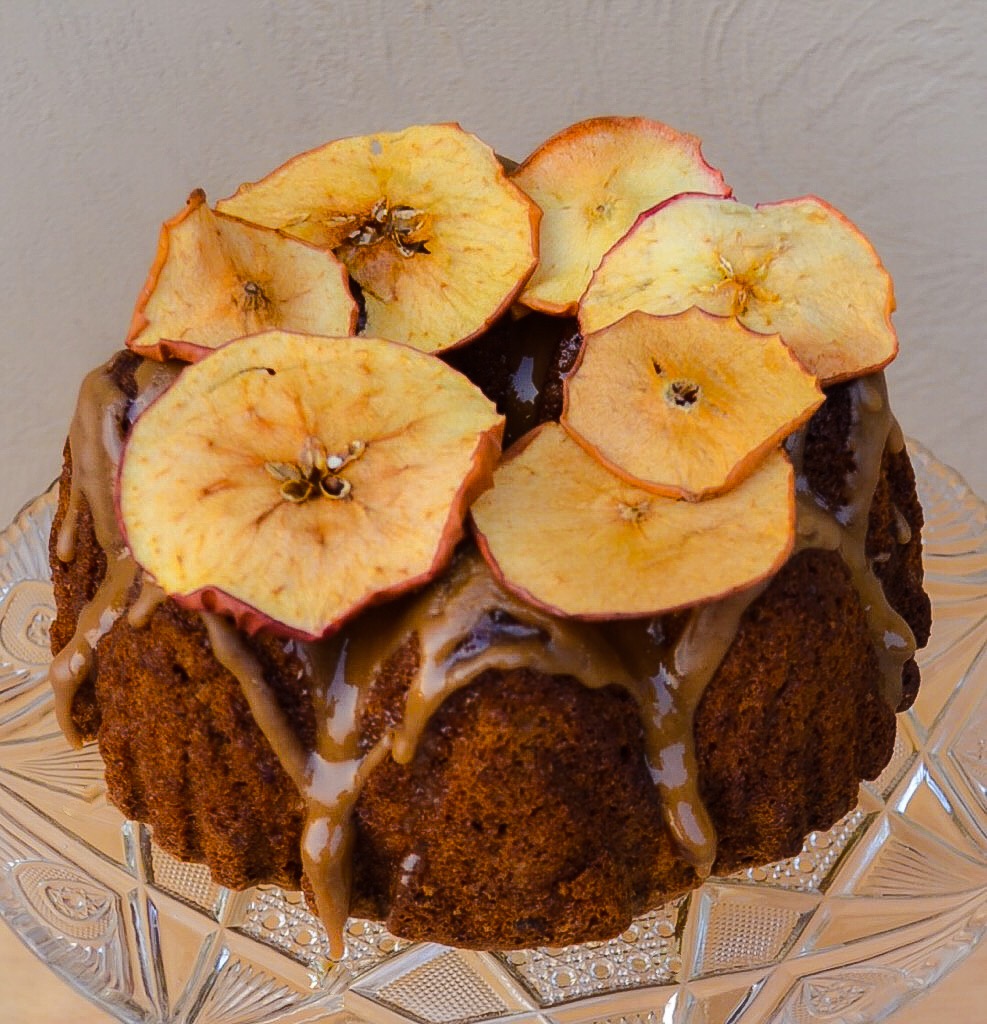 Autumn Apple Caramel Cake 