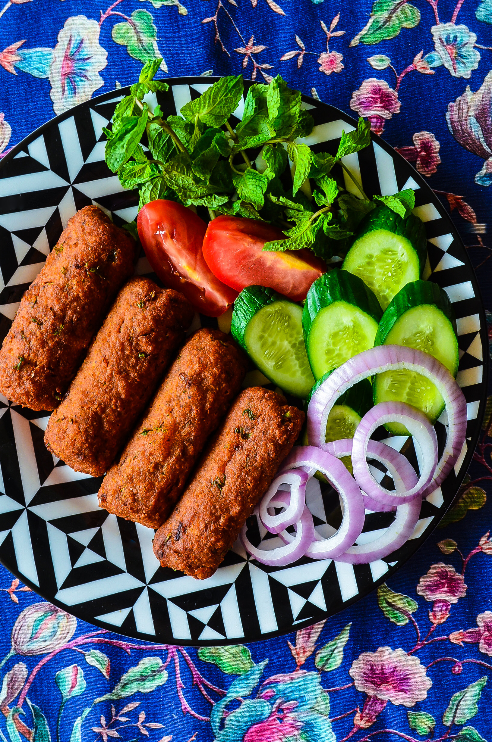 Vegan Seekh Kabab 